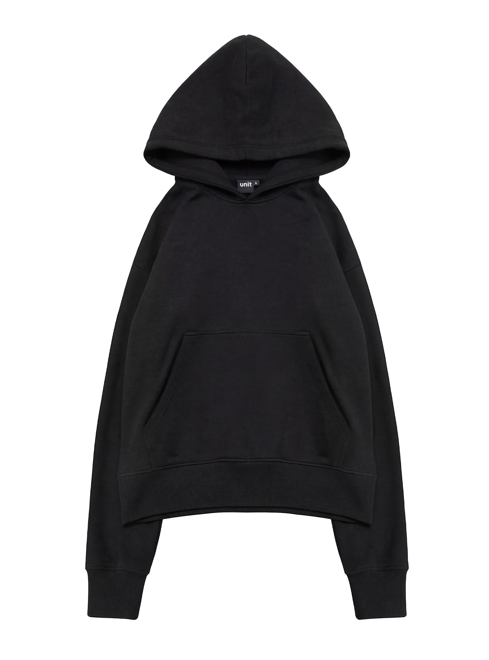 BASIC HOODIE - black